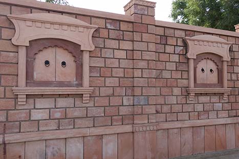 Boundary wall designs, compound wall design, stone wall ideas