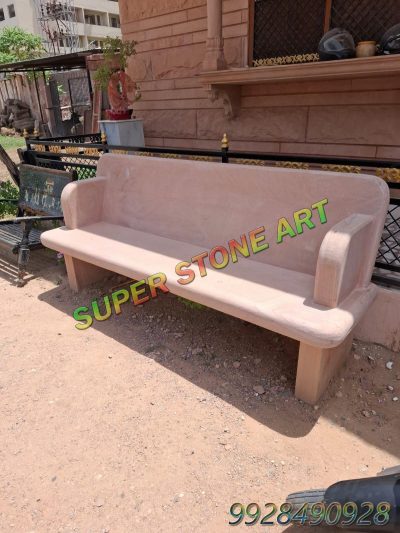 stone bench, sandstone garden bench, outdoor stone bench, jodhpur sandstone bench, stone seating bench